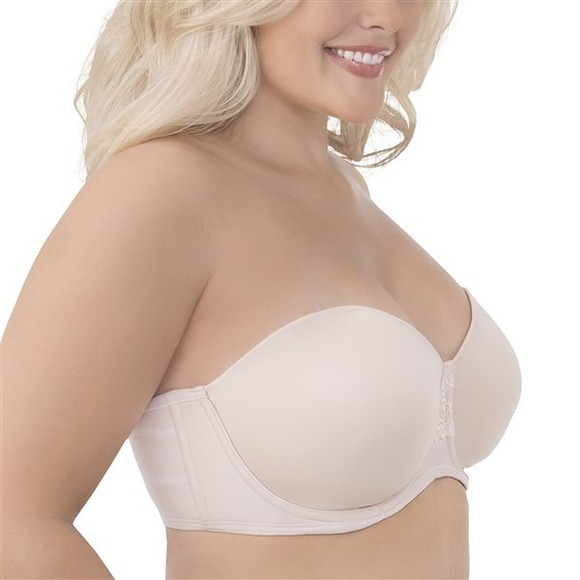 Vanity Fair Other - NWOT Vanity Fair 40D Beauty Back Full Figure Strapless Bra 74380 white #94496